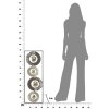 Mauro Ferretti wanddecoratie ring 31x3x89,5 cm veelkleurig