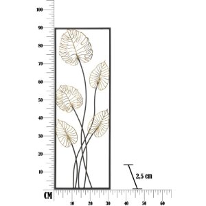Mauro Ferretti wandpaneel Luxy 31x2,5x90 cm veelkleurig