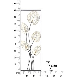 Mauro Ferretti wandpaneel Luxy 31x2,5x90 cm veelkleurig