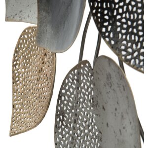 Mauro Ferretti wandpaneel Half Leaf 62,5x5,5x40 cm veelkleurig