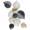 Mauro Ferretti wandpaneel Half Leaf 62,5x5,5x40 cm veelkleurig