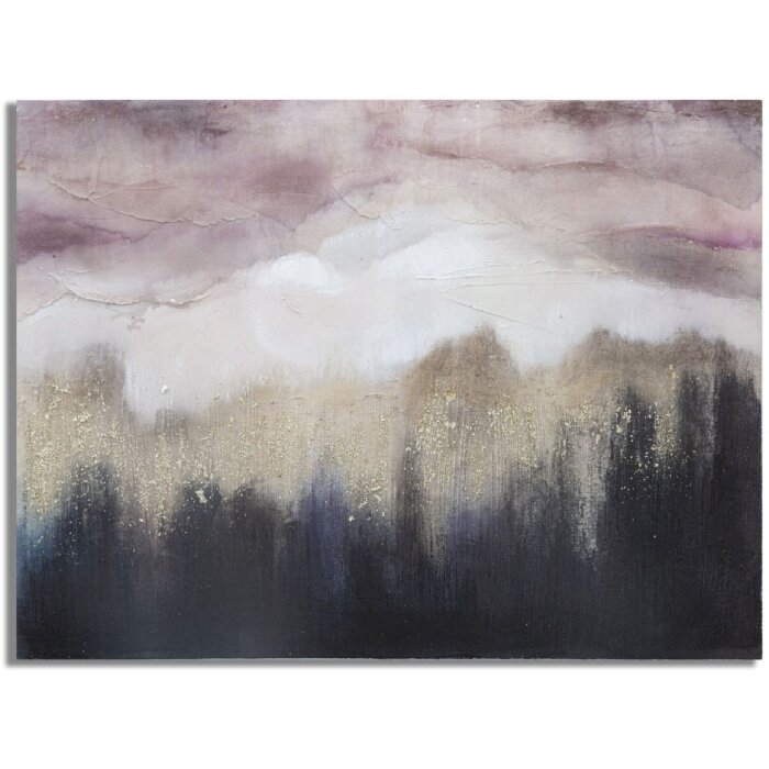 Mauro Ferretti muurschildering Rosa Berg 80x2,7x60 cm veelkleurig