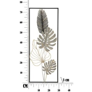Mauro Ferretti wandpaneel Plam 28,5x3x74 cm veelkleurig