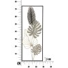 Mauro Ferretti wandpaneel Plam 28,5x3x74 cm veelkleurig
