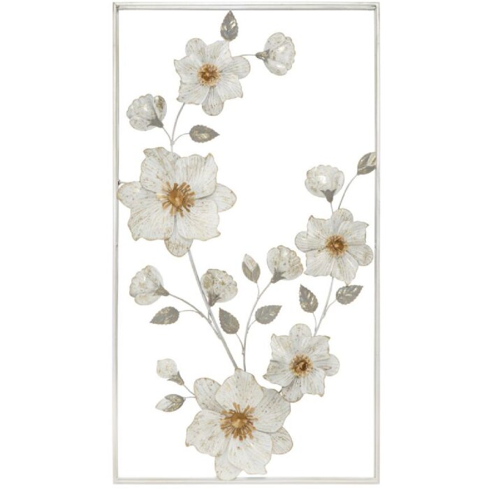 Mauro Ferretti wandpaneel Flix 50x5,5x90,5 cm witgoud