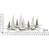 Mauro Ferretti wandpaneel Regata 100x3x44 cm veelkleurig