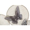 Mauro Ferretti wandpaneel Butterfly Dark 66x5x38 cm grijs beige