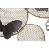 Mauro Ferretti wandpaneel Butterfly Dark 66x5x38 cm grijs beige