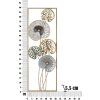 Mauro Ferretti wandpaneel Gloth 31,2x5,5x90 cm veelkleurig