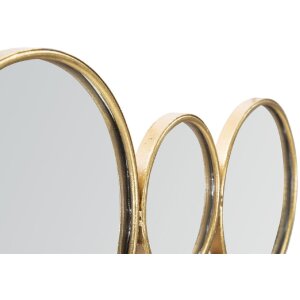 Mauro Ferretti wandpaneel met spiegels 100x2,3x51,5 cm goudkleurig