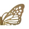 Mauro Ferretti wanddecoratie vlinder 43x2x35 cm goudkleurig