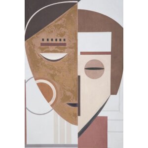 Mauro Ferretti muurschildering Etnisch Gezicht 60x2,7x80...
