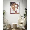 Mauro Ferretti muurschildering Etnisch Gezicht 60x2,7x80 cm veelkleurig