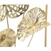 Mauro Ferretti wandpaneel gouden bloemen 50x5x50 cm goudkleurig