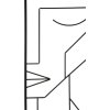 Mauro Ferretti wandpaneel Tribal Simply Set 2-delig 60x1x80 cm zwart