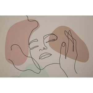 Mauro Ferretti kunstdruk met lijst Face 35x2x47 cm...