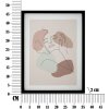 Mauro Ferretti kunstdruk met lijst Face 35x2x47 cm veelkleurig