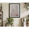 Mauro Ferretti kunstdruk met lijst Face 35x2x47 cm veelkleurig