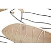 Mauro Ferretti wandpaneel vis 60x2x30 cm zwart natuurlijke kleur