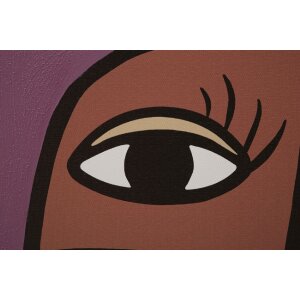 Mauro Ferretti muurschildering Face 60x3x90 cm veelkleurig