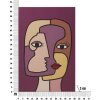 Mauro Ferretti muurschildering Face 60x3x90 cm veelkleurig
