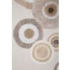 Mauro Ferretti muurschildering Circly met applicaties 50x3,2x100 cm crèmekleurig