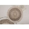 Mauro Ferretti muurschildering Circly met applicaties 50x3,2x100 cm crèmekleurig