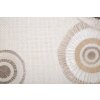 Mauro Ferretti muurschildering Circly met applicaties 50x3,2x100 cm crèmekleurig