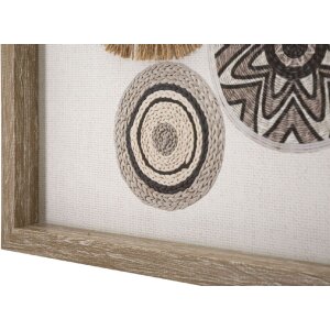 Mauro Ferretti muurschildering Marcy 70x2,8x35 cm crème bruin