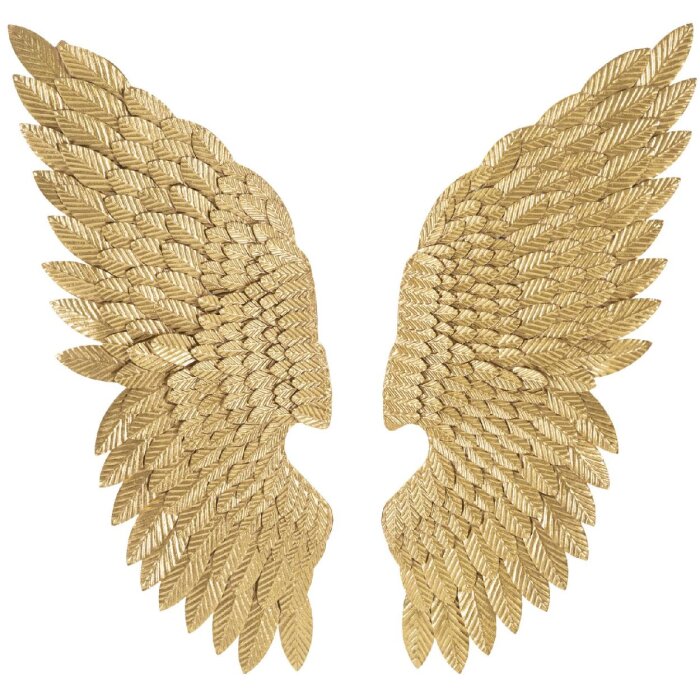 Mauro Ferretti wandpaneel Ali Beauty Set 2 stuks 37,5x3x100 cm goudkleurig