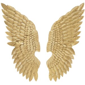 Mauro Ferretti wandpaneel Ali Beauty Set 2 stuks 37,5x3x100 cm goudkleurig