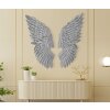 Mauro Ferretti wandpaneel Ali Beauty Set 2 stuks 37,5x3x100 cm zilverkleurig