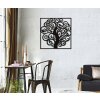 Mauro Ferretti wandpaneel boom 70x1x70 cm zwart