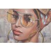 Mauro Ferretti muurschildering Jennifer 70x3x100 cm veelkleurig