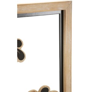 Mauro Ferretti wandpaneel Girish 30x2,5x60 cm bruin zwart