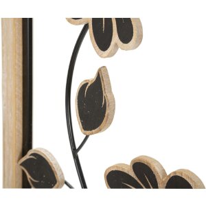 Mauro Ferretti wandpaneel Girish 30x2,5x60 cm bruin zwart
