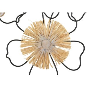 Mauro Ferretti wandpaneel Itis 75x3,5x42 cm bruin zwart
