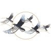 Mauro Ferretti wandpaneel vogel 91x7x50 cm veelkleurig