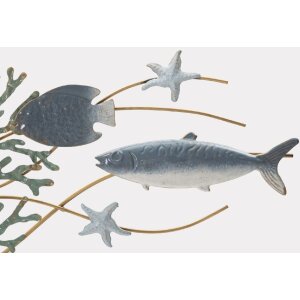 Mauro Ferretti wandpaneel zeester 95,3x5x53,3 cm blauw