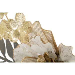 Mauro Ferretti wandpaneel Greak 90,2x7,6x41,9 cm crème goud