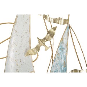 Mauro Ferretti wandpaneel Vela Colour 51,4x4x87 cm blauw wit