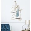 Mauro Ferretti wandpaneel Vela Colour 51,4x4x87 cm blauw wit