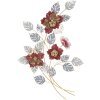 Mauro Ferretti wandpaneel Lovis 68,6x7,6x98,4 cm donkerrood