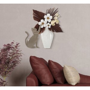 Mauro Ferretti wandpaneel cat 54,6x8,9x59,7 cm veelkleurig