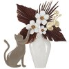 Mauro Ferretti wandpaneel cat 54,6x8,9x59,7 cm veelkleurig