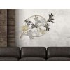 Mauro Ferretti wanddecoratie Lixy 50,2x5,1x92 cm zwart wit goudkleurig