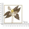 Mauro Ferretti wandpaneel Browy 50,2x5,1x50,2 cm bruin goud