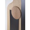 Mauro Ferretti MDF wandpaneel Astry 60x2x80 cm naturel zwart