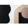 Mauro Ferretti MDF wandpaneel Astry 60x2x80 cm naturel zwart