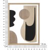 Mauro Ferretti MDF wandpaneel Astry 60x2x80 naturel zwart